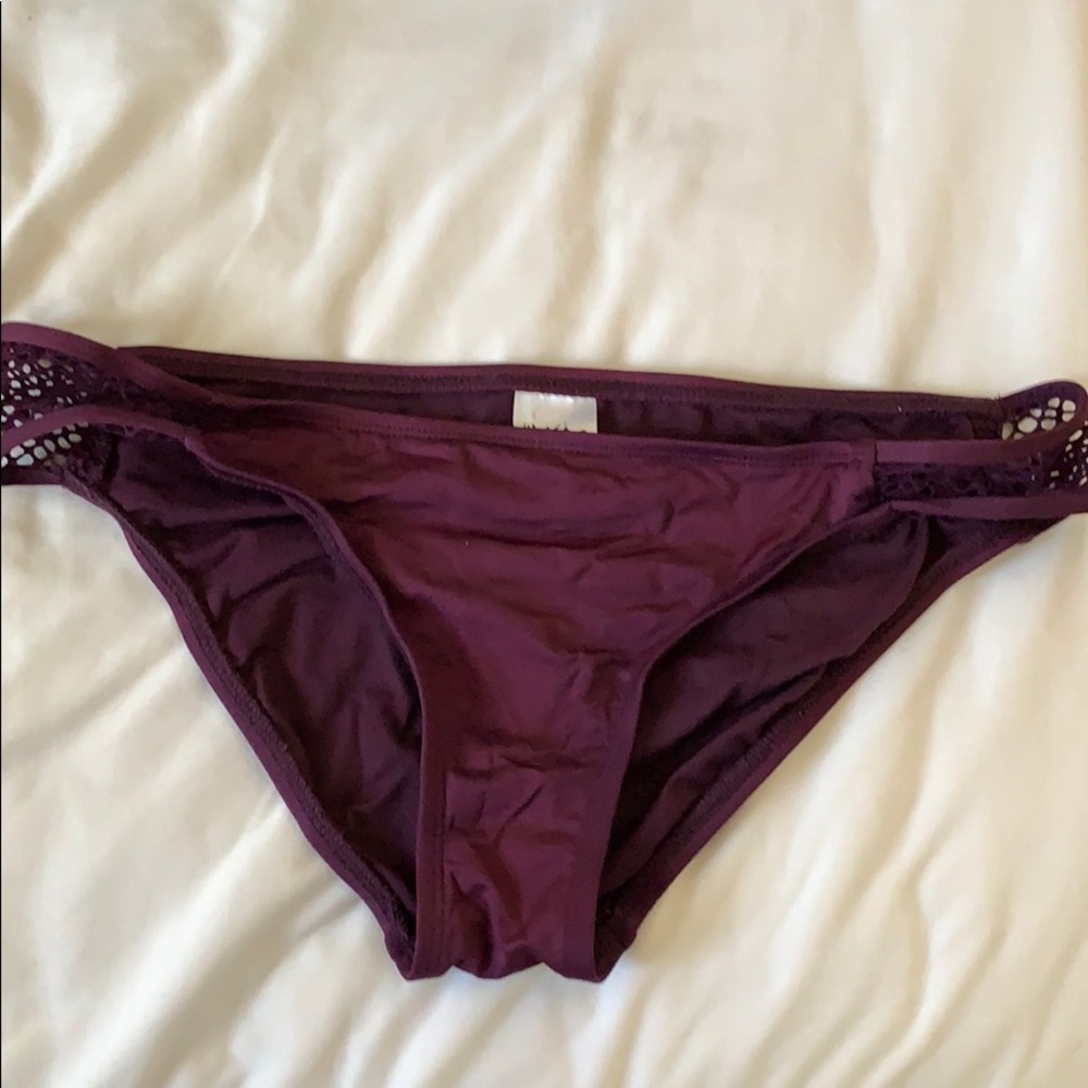 Purple bikini bottoms